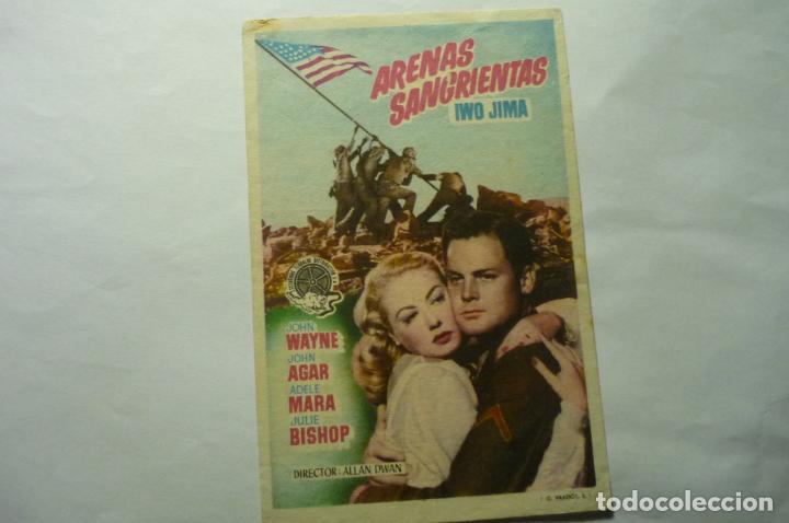 Cine: programa arenas sangrientas.-john wayne publicidad - Foto 1
