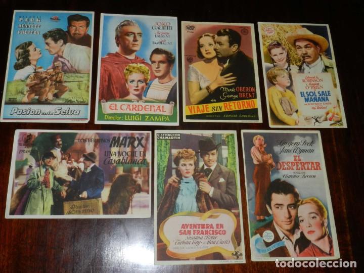 Cine: 7 PROGAMAS DE CINE, PASION EN LA SELVA, LA CALLE DEL DELFIN VERDE, AVENTURA EN SAN FRANCISCO, EL SOL