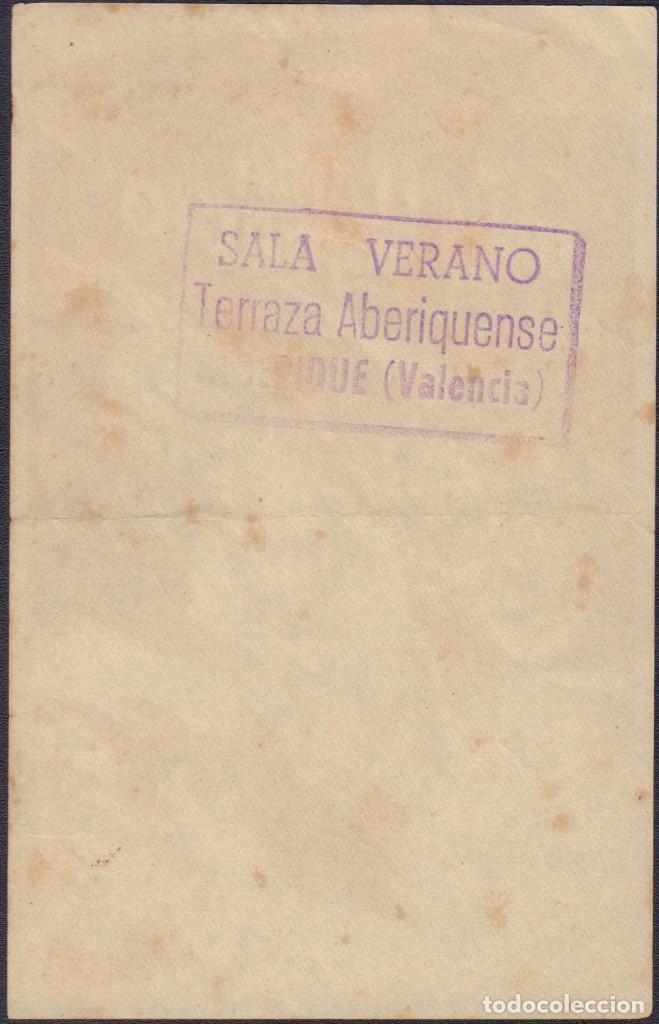Cine: Programa sencillo de UNA LLAMA EN EL ESPACIO (1950) - Terraza Alberiquense de Alberic - Foto 2