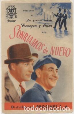 Cine: PROGRAMA DE CINE: SONRIAMOS DE NUEVO. SIN PUBLICIDAD PC-4782 - Foto 1