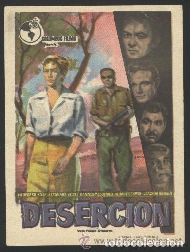  Flyers Publicitaires de films Anciens: Desercion