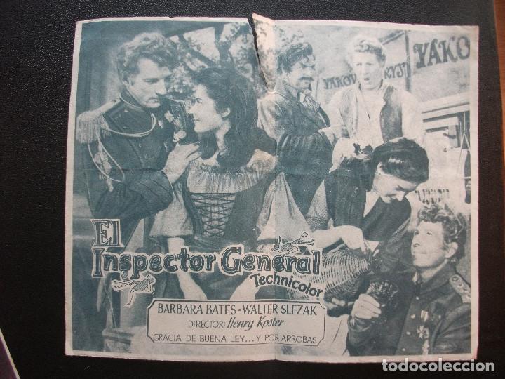 Cine: EL INSPECTOR GENERAL, DANNY KAYE, COLOR DEL INTERIOR VERDE - Foto 2