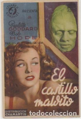 Cine: PROGRAMA DE CINE: EL CASTILLO MALDITO. SELLO CINE EN REVERSO PC-4818 - Foto 1