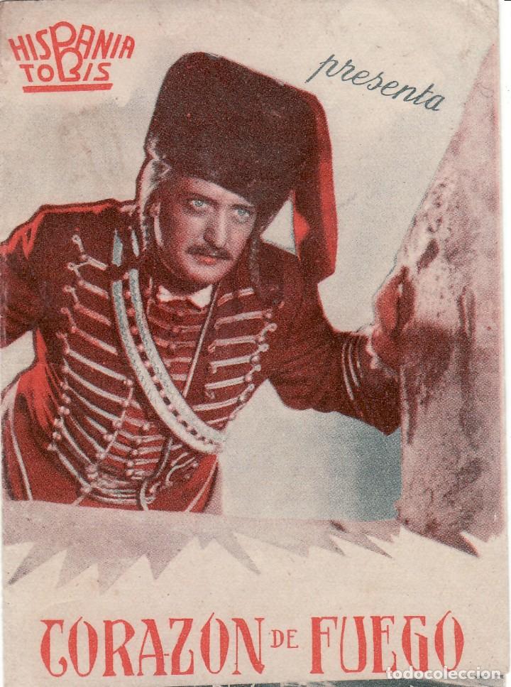  Foglietti di film di film antichi di cinema: PROGRAMA DE CINE CORAZ&Oacute;N DE FUEGO