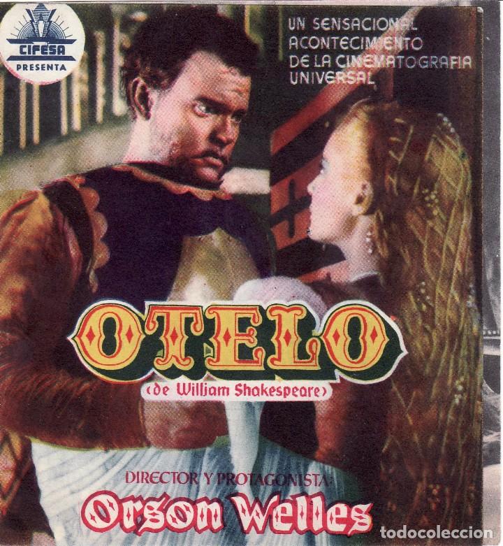 Cine: PROGRAMA DE CINE OTELO.WILLIAM SHAKESPEARE.ORSON WELLES - Foto 1