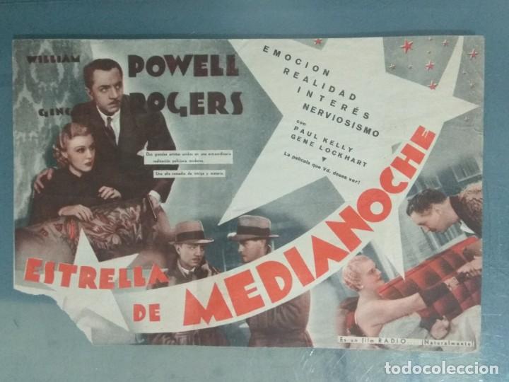 Cine: ESTRELLA DE MEDIANOCHE - PROGRAMA DE MANO DOBLE - Foto 2