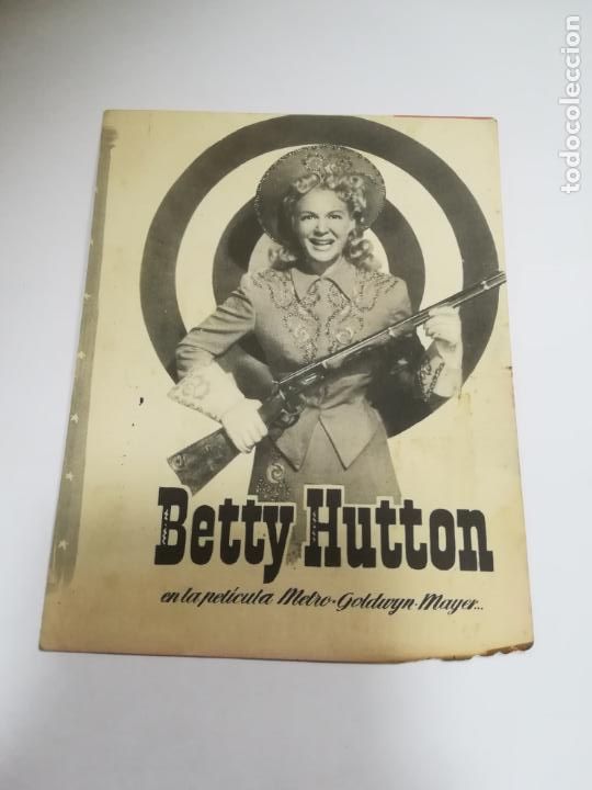  Foglietti di film di film antichi di cinema: PROGRAMA DE CINE. C/P. BETTY HUDSON. GRAN CINEMA. 1951