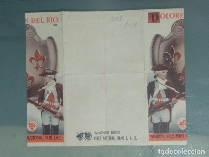 Cine: MADAME DU BARRY - PROGRAMA ORIGINAL DE MANO TROQUELADO EN FORMA DE TR&Iacute;PTICO - Foto 3