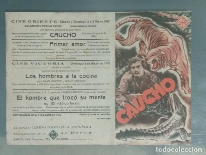 Cine: GAUCHO - PROGRAMA DE MANO DOBLE. - Foto 3
