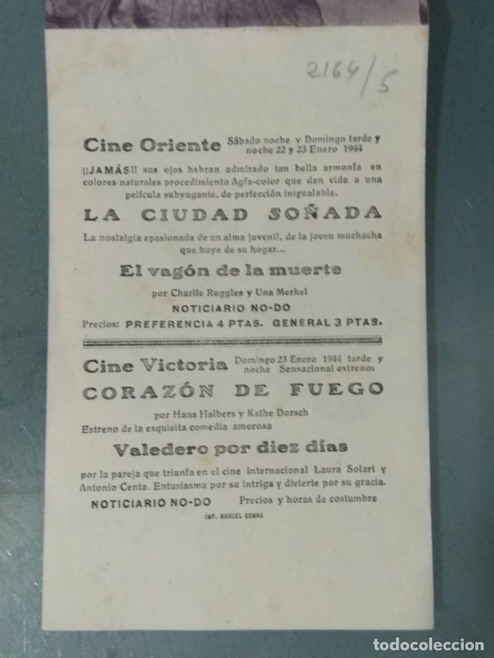 Cine: LA CIUDAD SO&Ntilde;ADA - PROGRAMA DOBLE DE MANO. - Foto 4