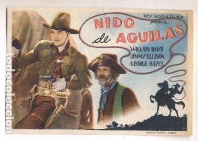 Cine: NIDO DE AGUILAS - PROGRAMA ORIGINAL SIN PUBLICIDAD - - IMPECABLE - Foto 1