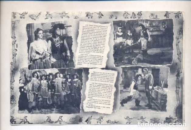 Cine: CANTINFLAS LOS TRES MOSQUETEROS PROGRAMA DOBLE ORIGINAL CON PUBLICIDAD -- IMPECABLE - Foto 2