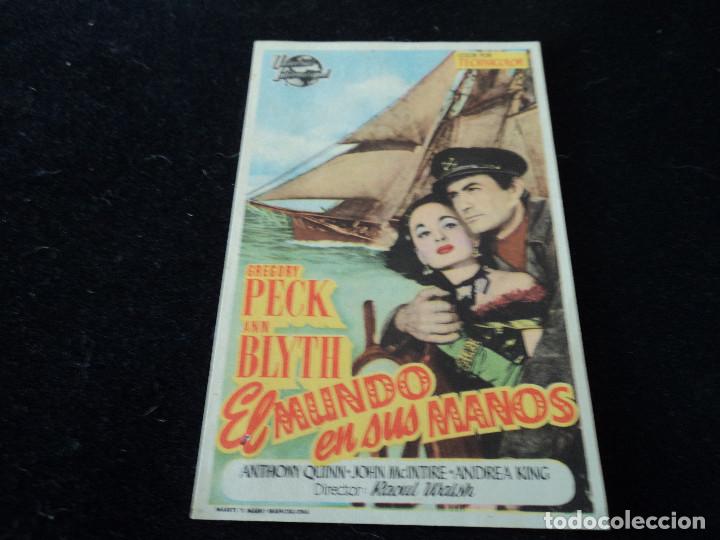 Cine: el mundo en sus manos gregory peck, ann blyth- fiesta mayor de termens 1953, orquesta ritmo club