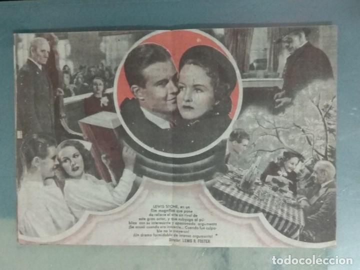 Cine: 75 MINUTOS DE ANGUSTIA - PROGRAMA DE MANO DOBLE. - Foto 2