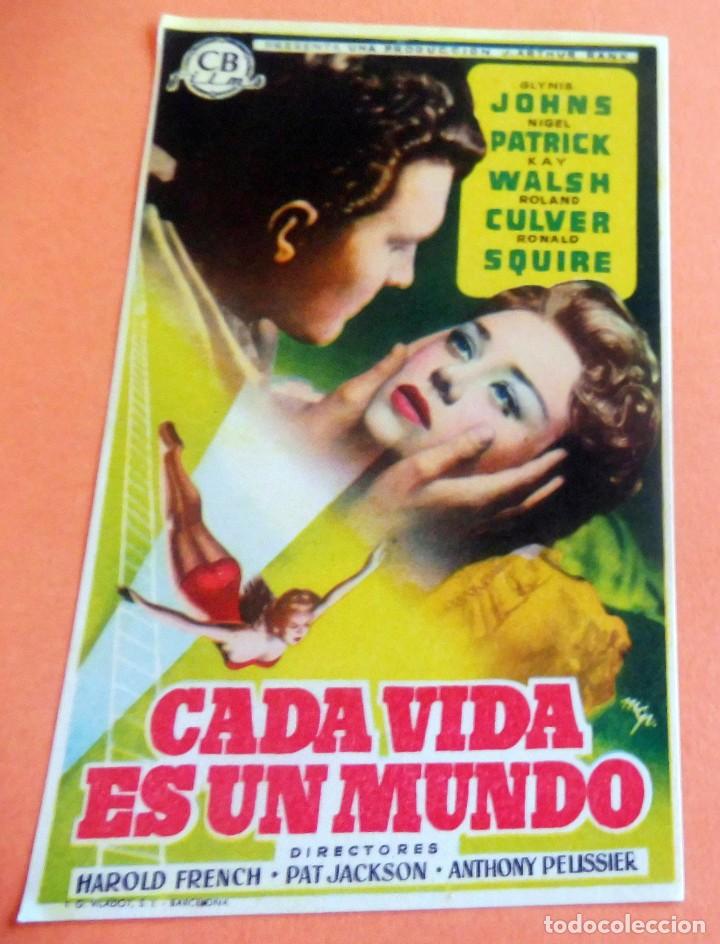 Cine: PROGRAMA DE CINE - CADA VIDA ES UN MUNDO - S/P - Foto 1