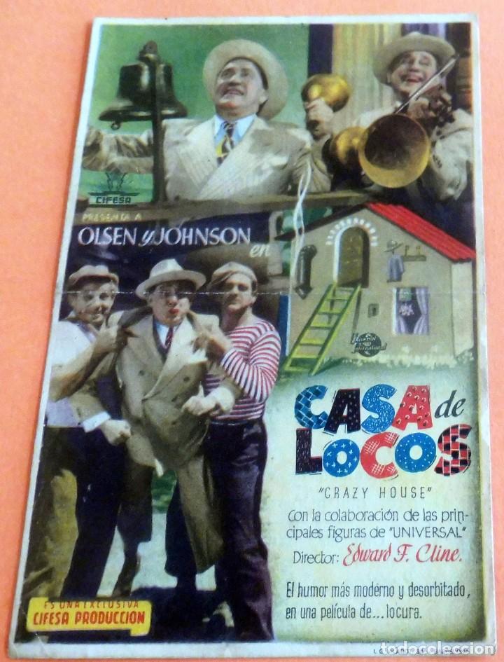Cine: PROGRAMA DE CINE - CASA DE LOCOS - LA PLAYA - Foto 1