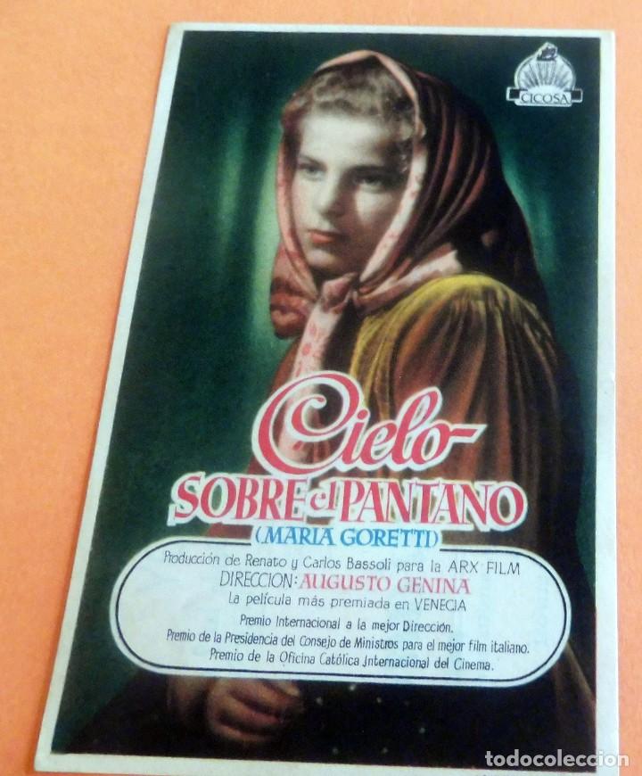 Cine: PROGRAMA DE CINE - CIELO SOBRE EL PANTANO - CINE ORIENTE - Foto 1