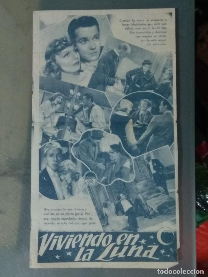 Cine: VIVIENDO EN LA LUNA - PROGRAMA DOBLE DE MANO. - Foto 2