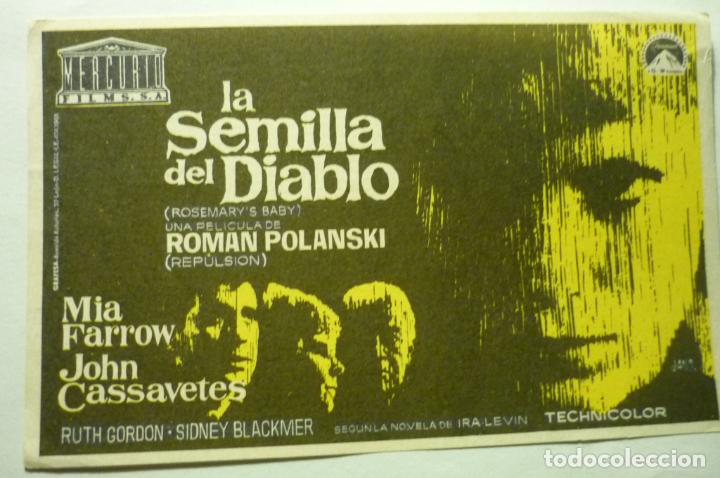 Cine: programa la semilla del diablo .-mia farow - Foto 1