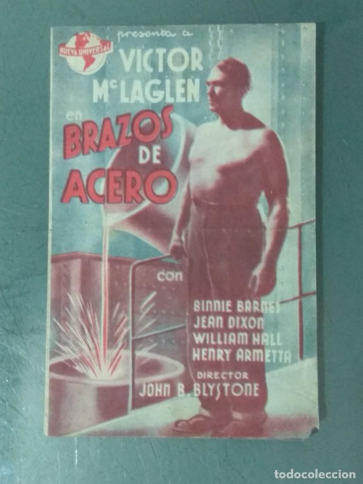 Cine: BRAZOS DE ACERO - PROGRAMA DOBLE DE MANO. - Foto 1