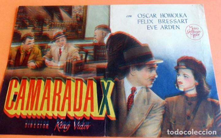 Cine: PROGRAMA DE CINE - DOBLE - CAMARADA X - GRAN CINEMA LICEO - Foto 1