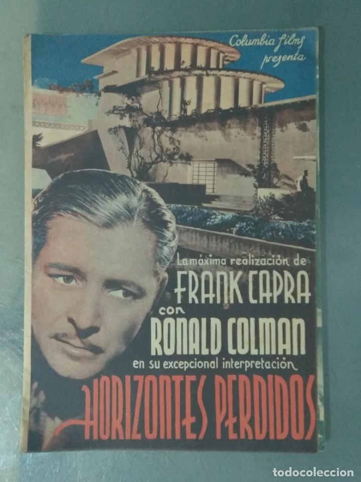 Cine: HORIZONTES PERDIDOS - PROGRAMA DOBLE DE MANO. - Foto 1