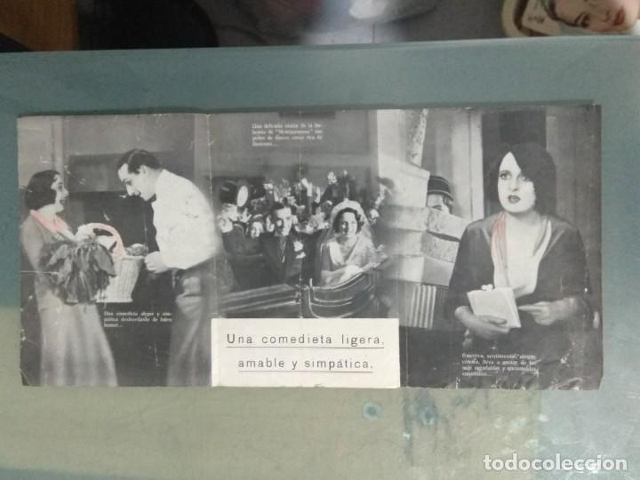 Cine: LA CHICA DE MONTPARNASSE 1933 - PROGRAMA TR&Iacute;PTICO - Foto 2
