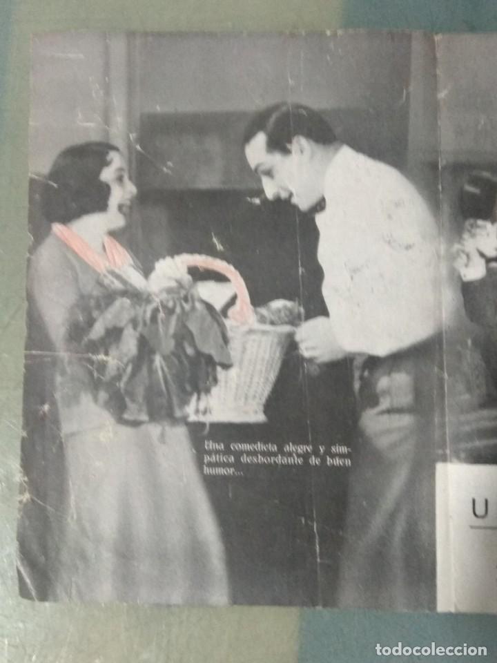 Cine: LA CHICA DE MONTPARNASSE 1933 - PROGRAMA TR&Iacute;PTICO - Foto 3