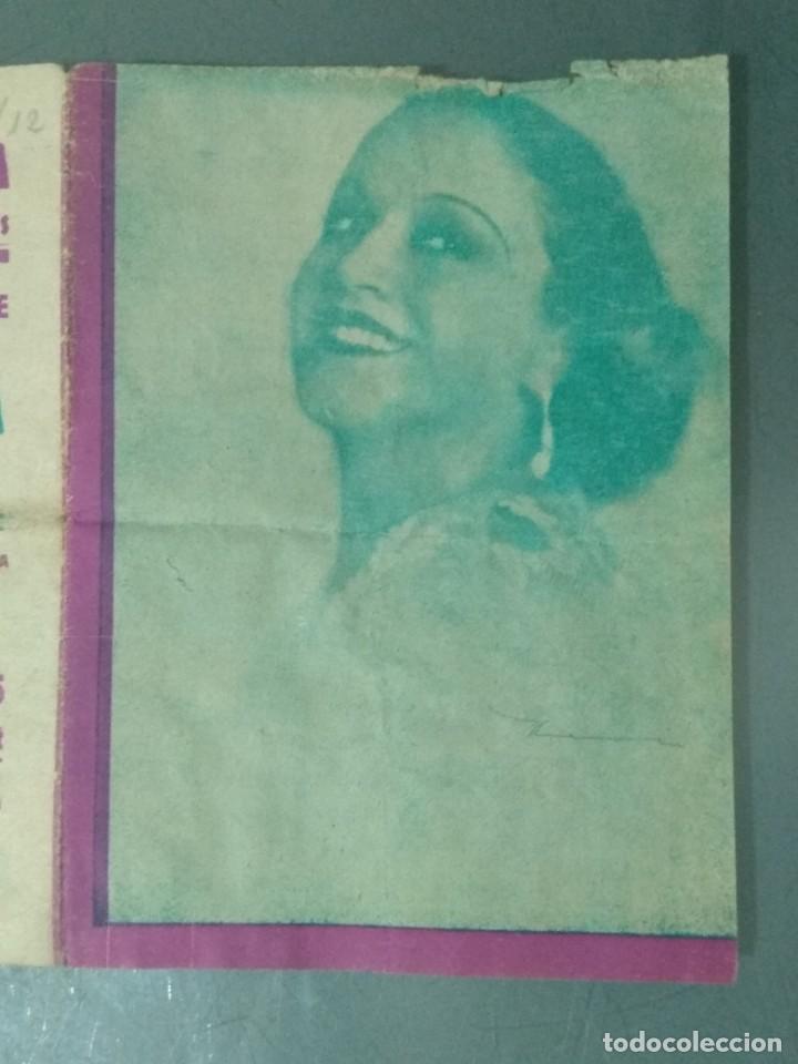 Cine: MARGARITA CARBAJAL EN LAS DE LOS OJOS EN BLANCO - PROGRAMA DE MANO - Foto 1