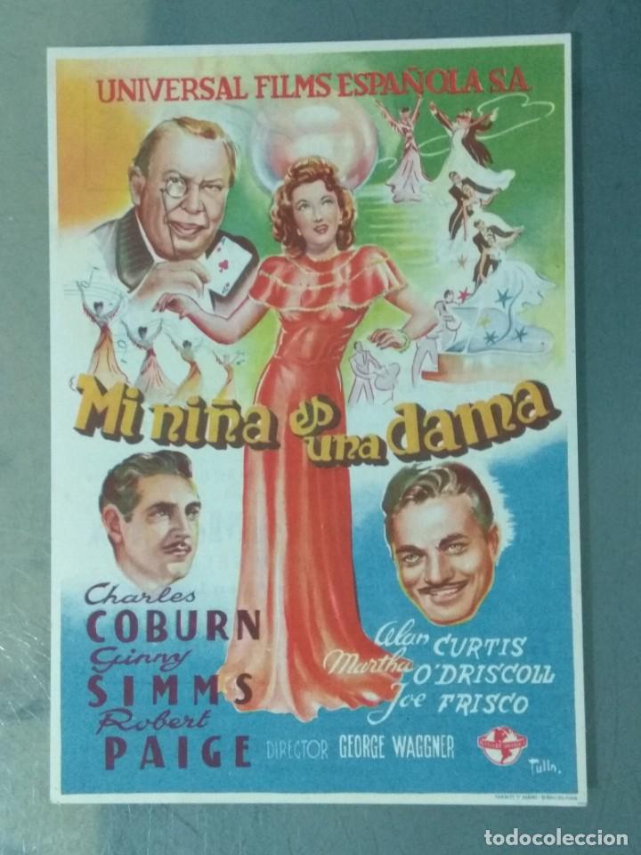 Cine: MI NI&Ntilde;A ES UNA DAMA - PROGRAMA SENCILLO. - Foto 1