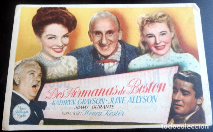 Cine: PROGRAMA DE CINE - DOS HERMANAS DE BOSTON - CINE RIALTO - Foto 1