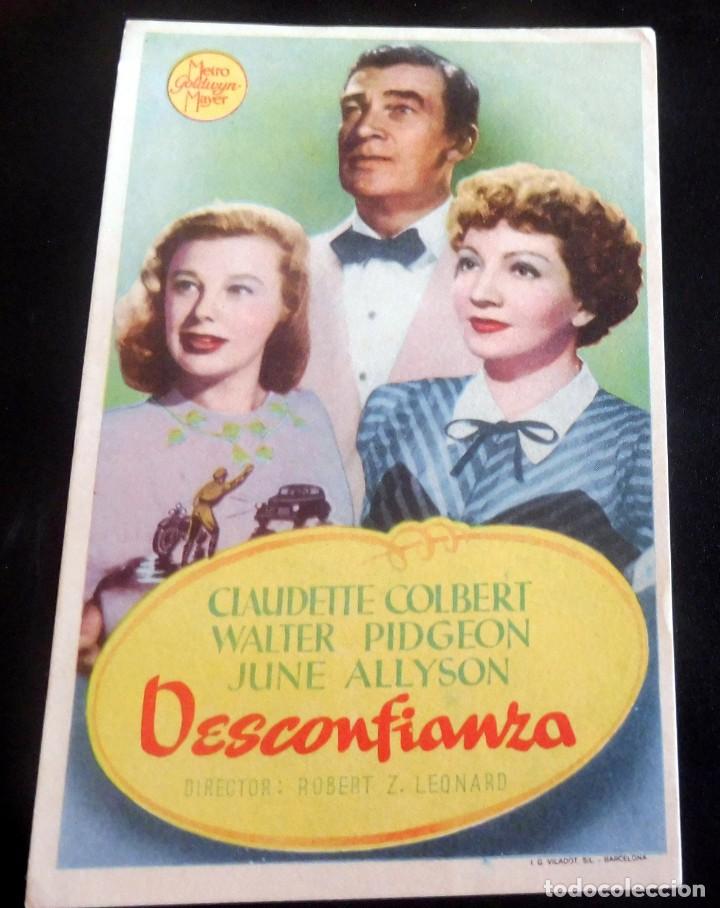 Cine: PROGRAMA DE CINE - DESCONFIANZA - S/P - Foto 1