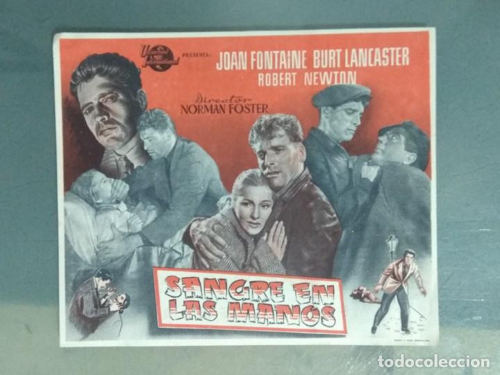 Cine: SANGRE EN LAS MANOS - PROGRAMA SENCILLO DE MANO - Foto 1