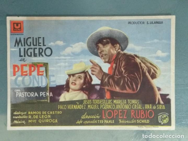 Cine: PEPE CONDE - PROGRAMA SENCILLO DE MANO - Foto 1