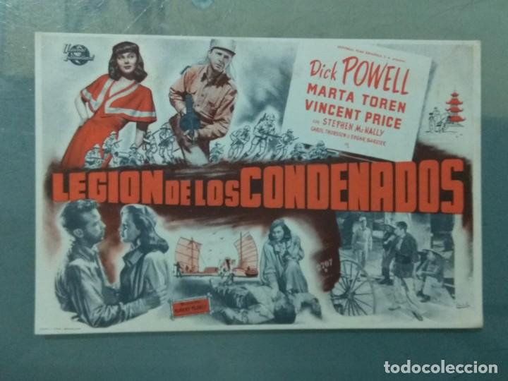 Cine: LEGION DE LOS CONDENADOS - PROGRAMA SENCILLO - Foto 1