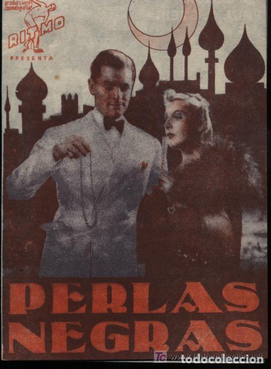  Flyers Publicitaires de films Anciens: Perlas negras Doble