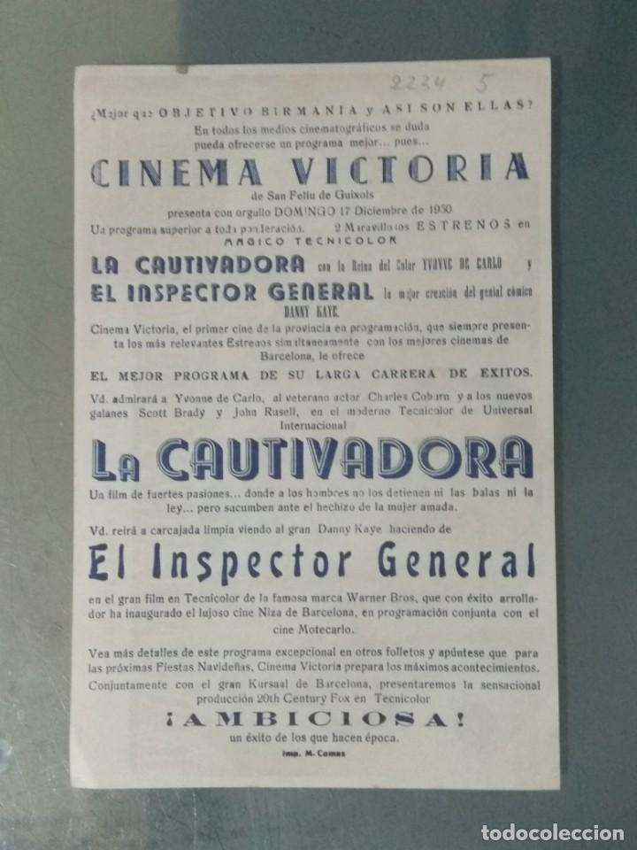 Cine: LA CAUTIVADORA - PROGRAMA SENCILLO - Foto 2