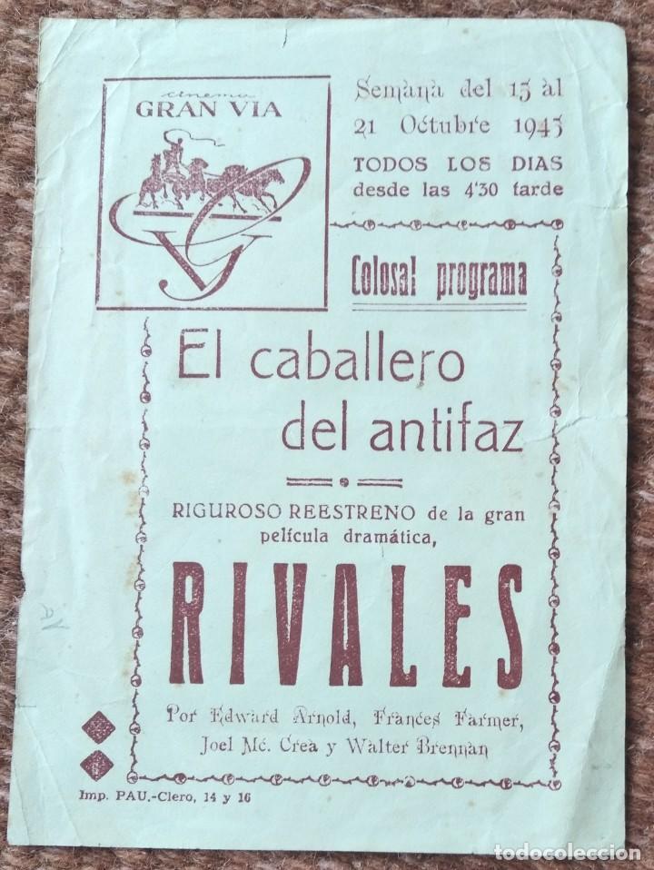 Cine: RIVALES - CINE GRAN VIA - VALENCIA - Foto 2