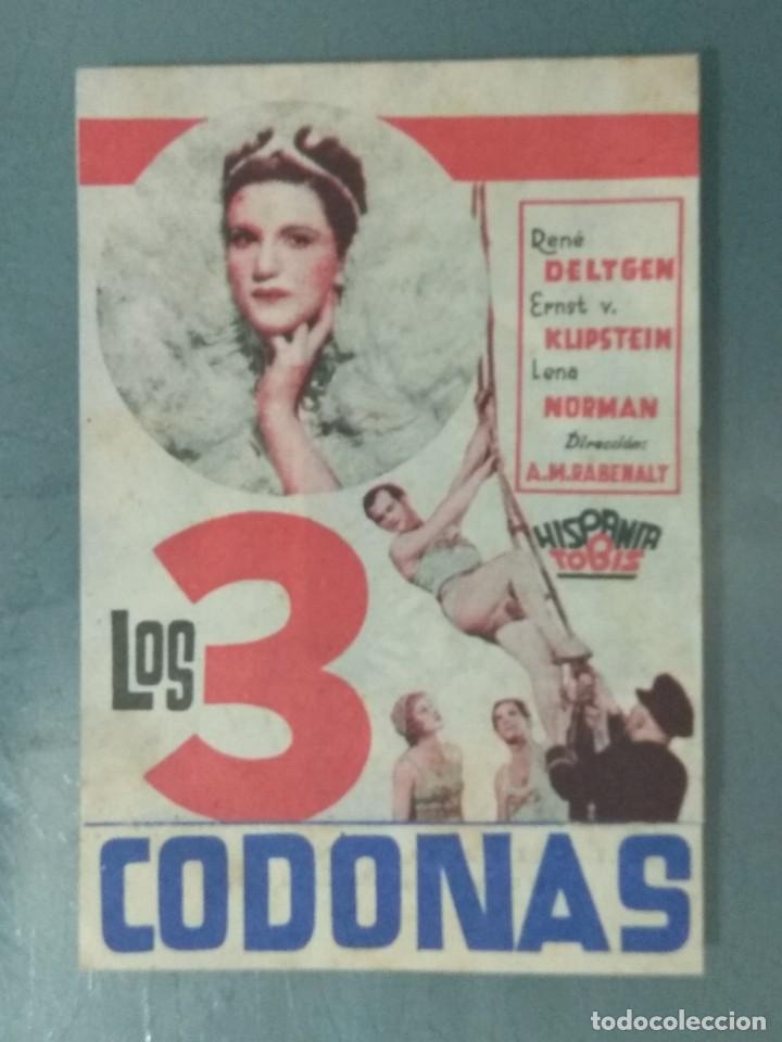 Cine: LOS 3 CODONAS - PROGRAMA DOBLE DE CINE. - Foto 1