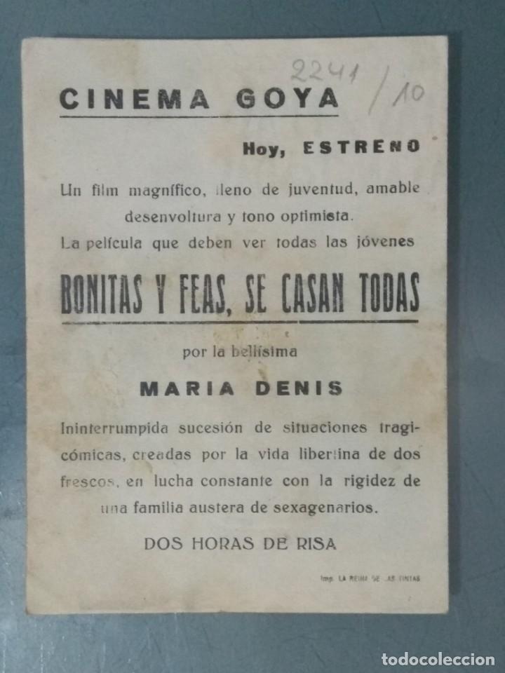 Cine: BONITAS Y FEAS SE CASAN TODAS - PROGRAMA DOBLE DE CINE. - Foto 2