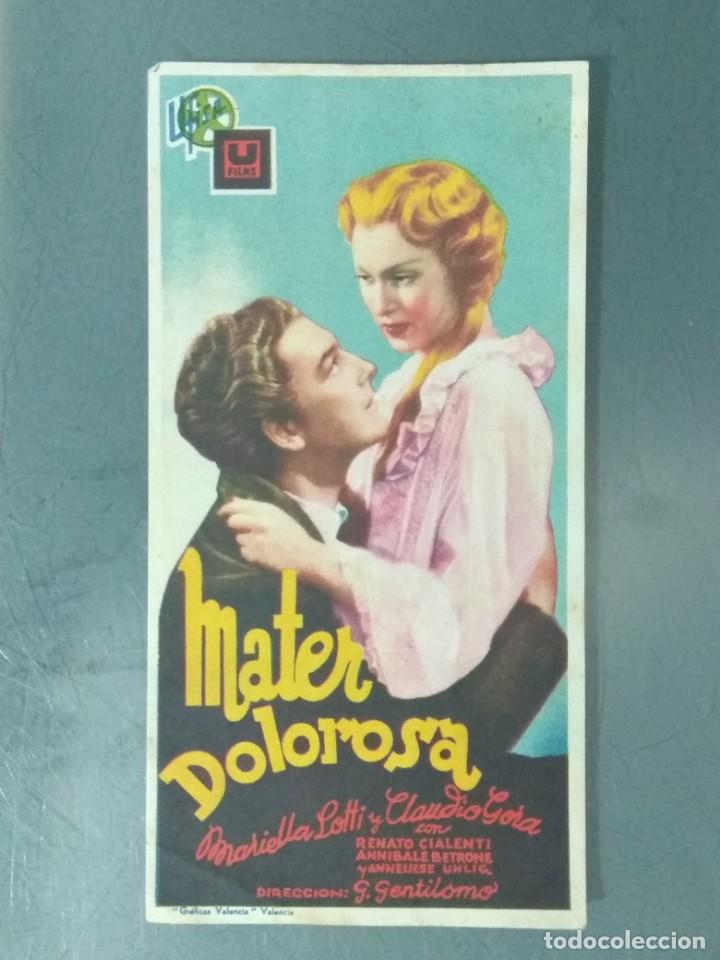 Cine: MATER DOLOROSA - PROGRAMA SENCILLO DE CINE. - Foto 1