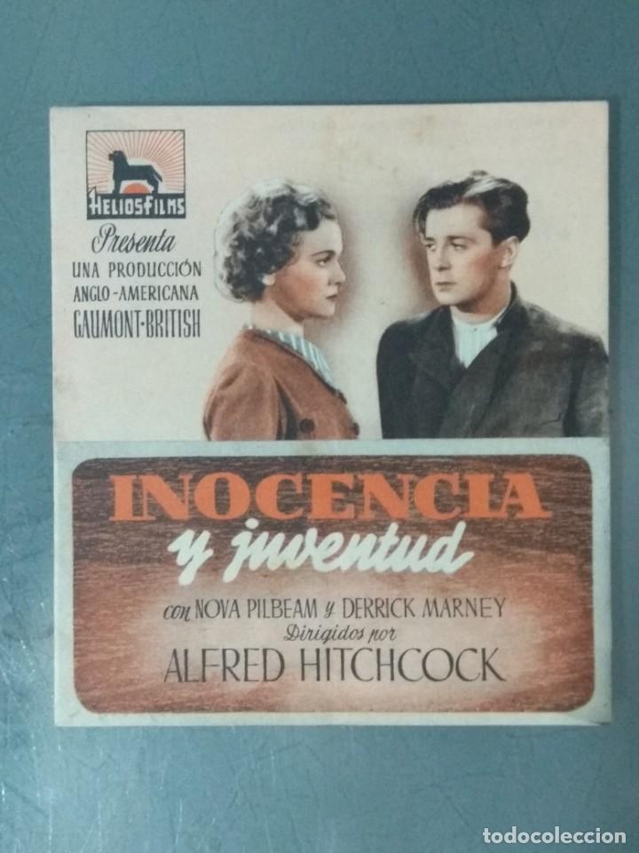 Cine: INOCENCIA Y JUVENTUD - PROGRAMA DOBLE DE CINE. - Foto 1