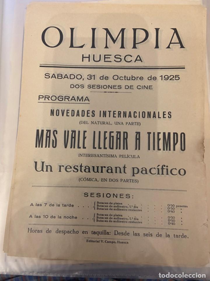 Folhetos de m&atilde;o de filmes antigos de cinema: MAS VALE LLEGAR A TIEMPO 1925