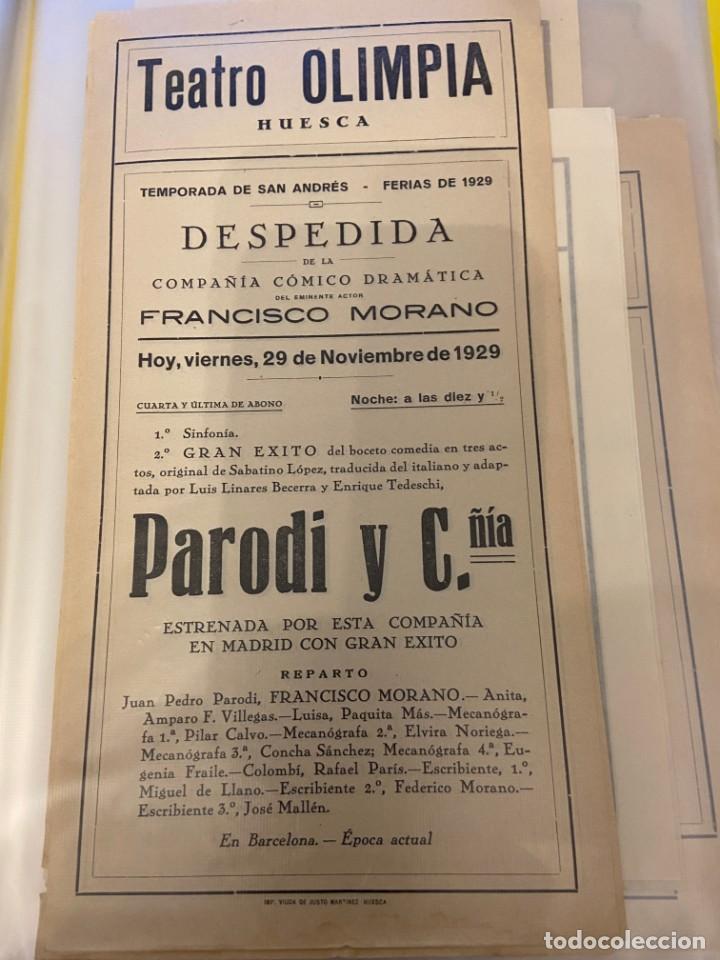Folhetos de m&atilde;o de filmes antigos de cinema: PARODI Y C&Ntilde;IA 1929