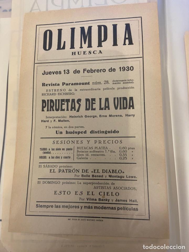 Folhetos de m&atilde;o de filmes antigos de cinema: PIRUETAS DE LA VIDA 1930