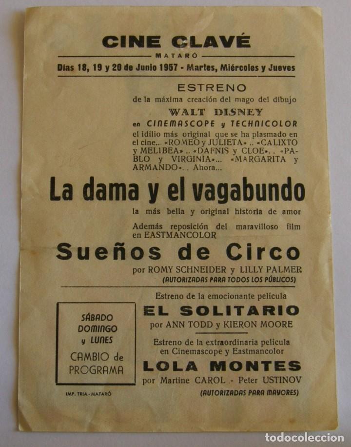 Cine: PROGRAMA DE CINE LA DAMA Y EL VAGABUNDO - Foto 2