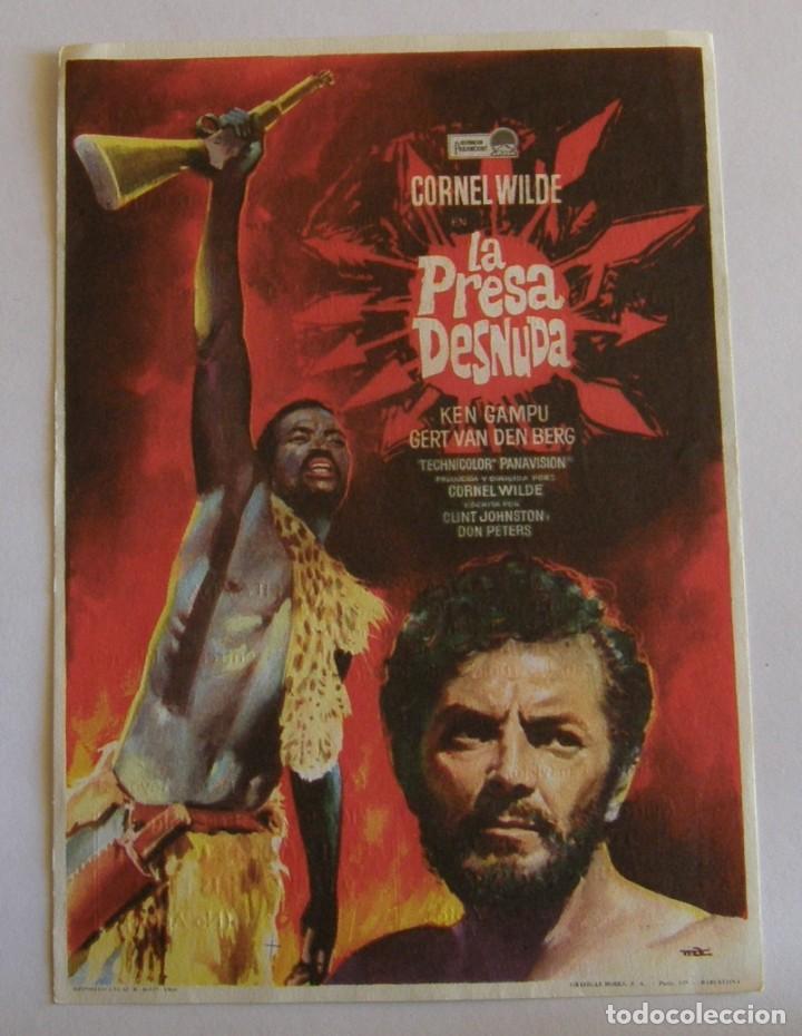 Cine: PROGRAMA DE CINE LA PRESA DESNUDA - Foto 1
