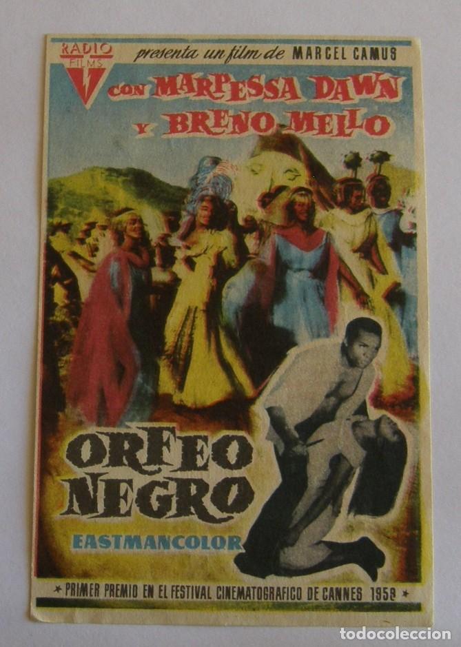 Cine: PROGRAMA DE CINE ORFEO NEGRO - Foto 1