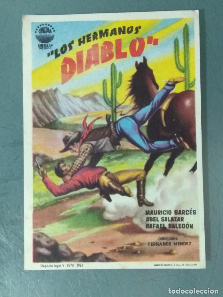 Cine: LOS HERMANOS DIABLO - PROGRAMA SENCILLO. - Foto 1