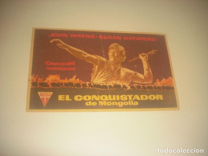 Cine: EL CONQUISTADOR DE MONGOLIA . CINE PRINCIPAL. - Foto 1
